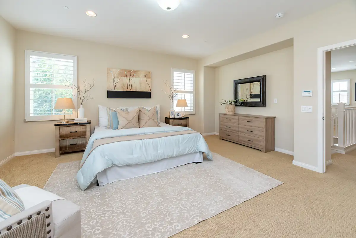 clean and welcoming bedroom